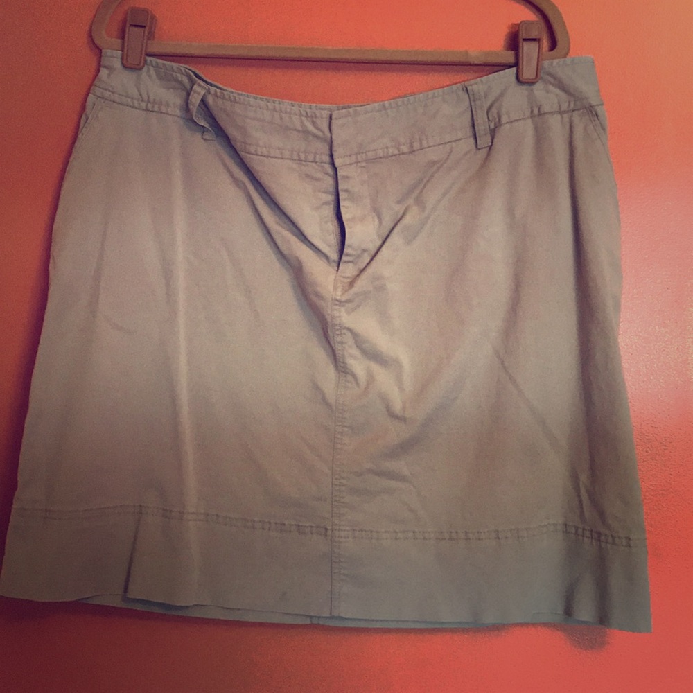 Khaki skirt